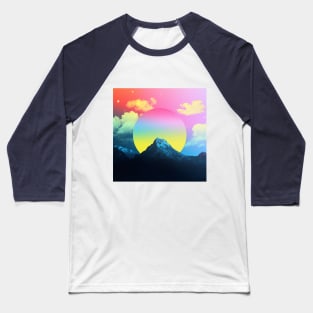 Lanscape Abstract Baseball T-Shirt